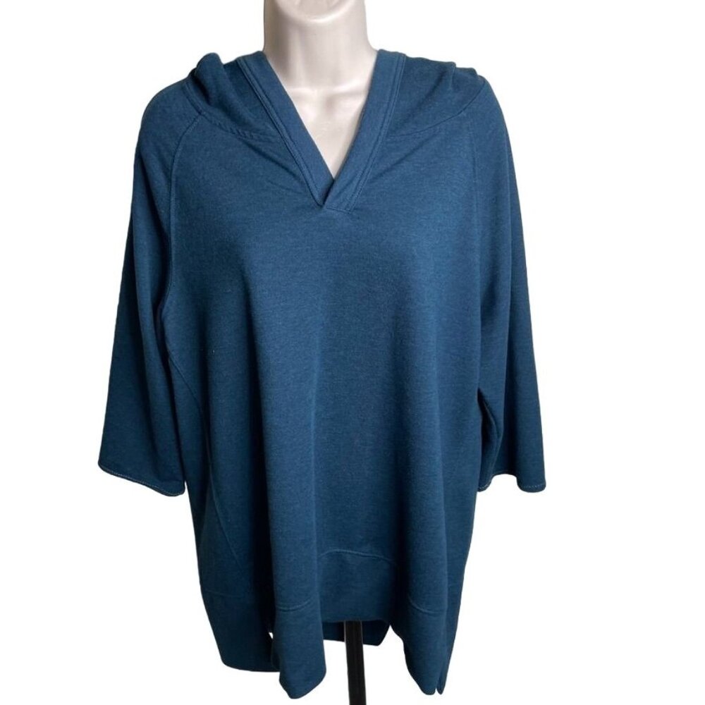 Avia Womans Hoodie Pullover Fleece Sweatshirt Workout Athleisure Ware XL 16 18 u